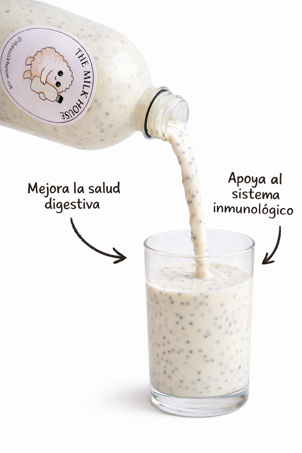 Kefir de leche con semillas de chía: una combinación probiótica y nutritiva