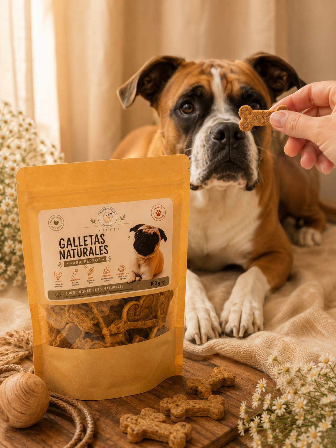 Galletas horneadas para perro 160gr