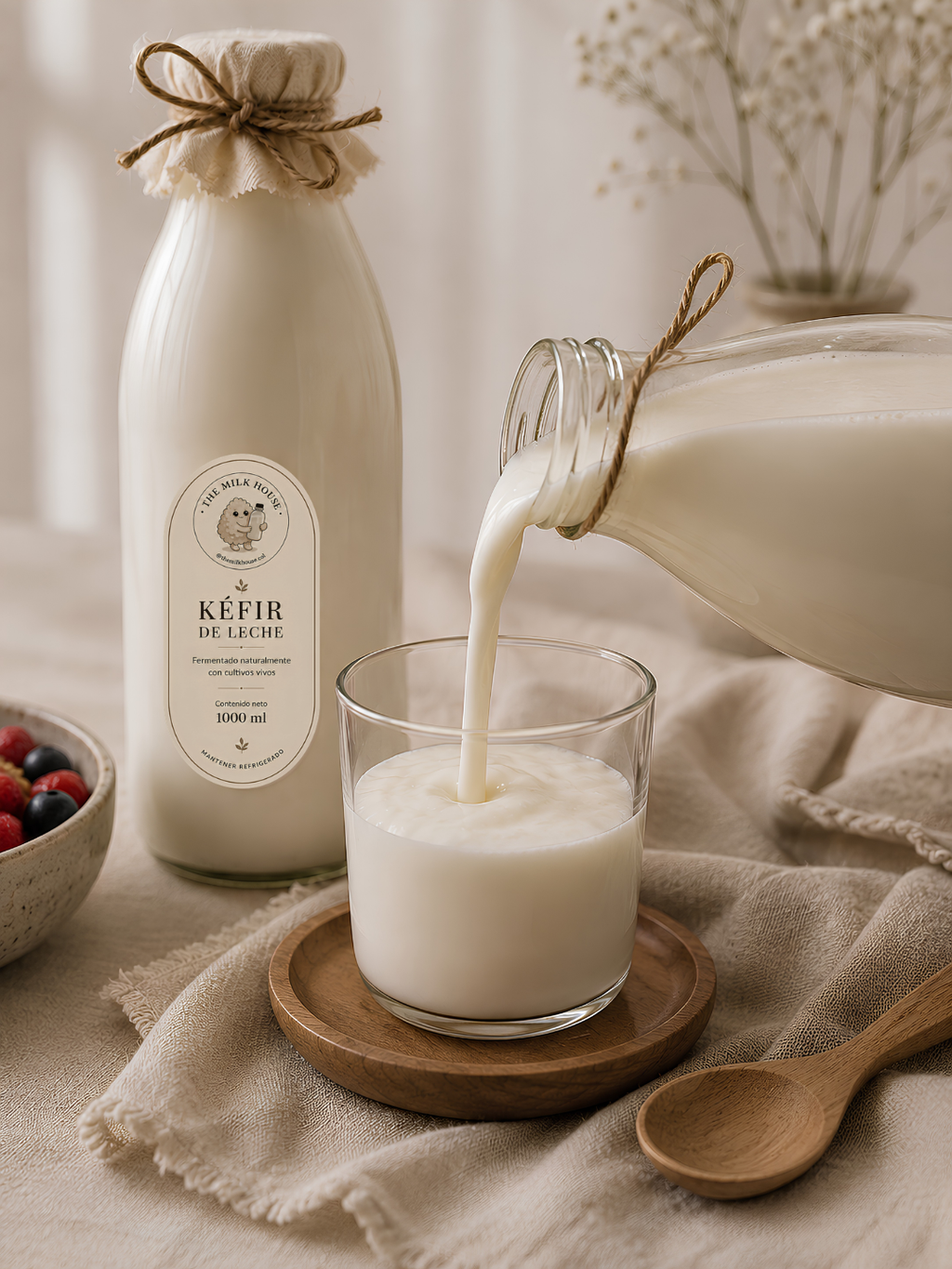 Kefir de leche artesanal 1000ml