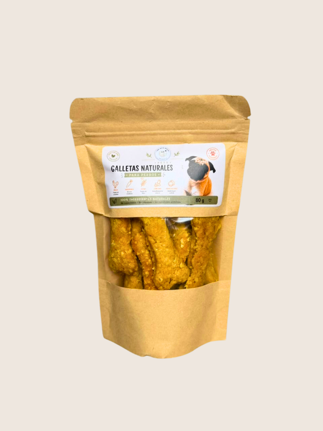 Galletas horneadas para perro 80gr