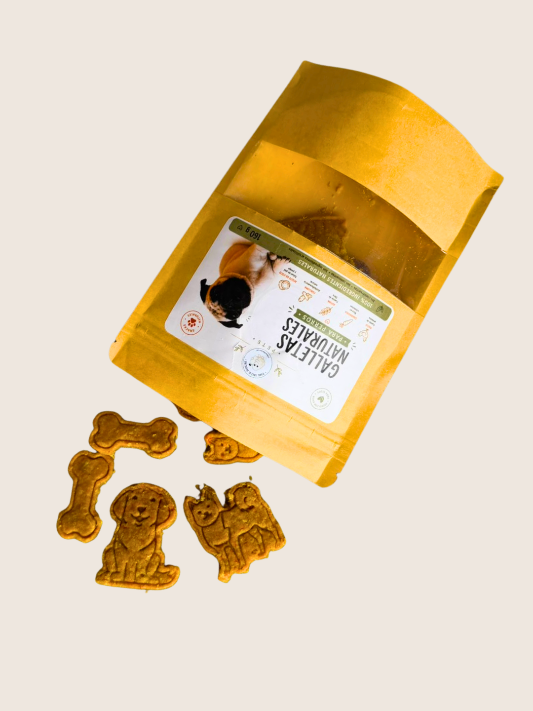 Galletas horneadas para perro 160gr