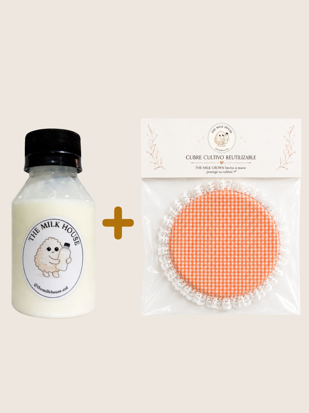 Kit Búlgaros de Leche + Cubre Cultivo