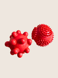 Kit de Pelotas de Caucho Macizo X2 para Perros