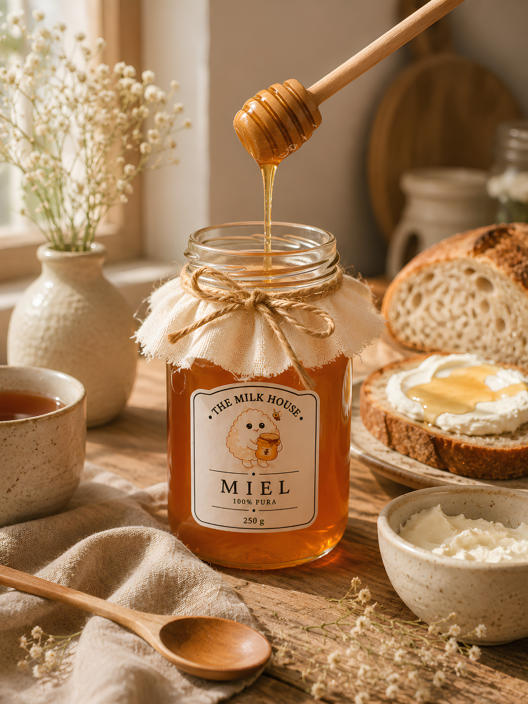 Miel de abejas natural 250gr