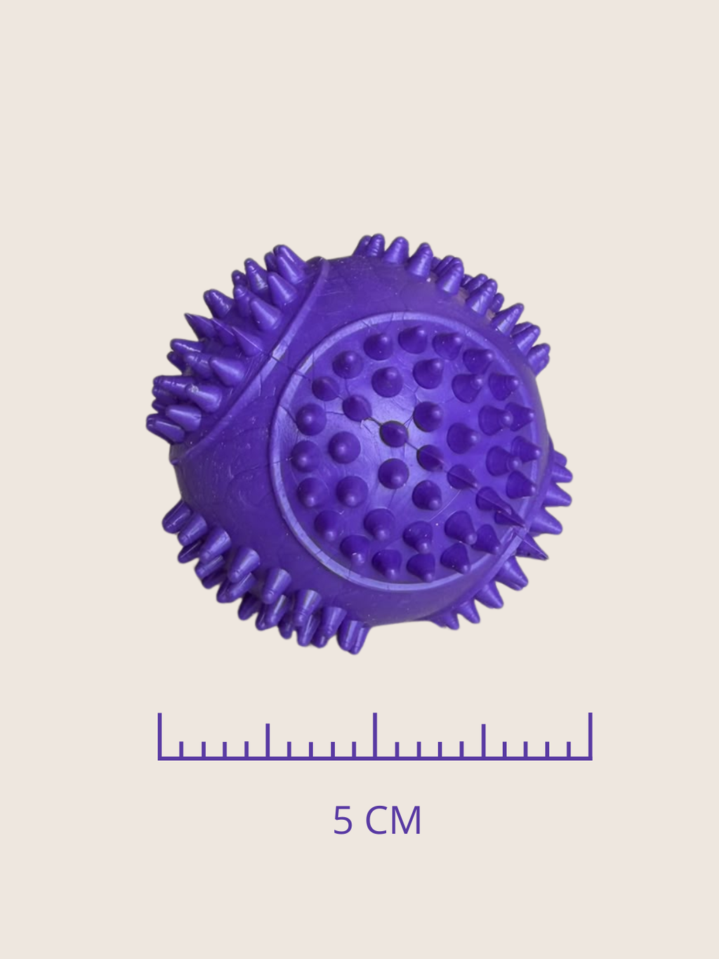 Pelota de Caucho Macizo para Perros Pequeños | 5 cm