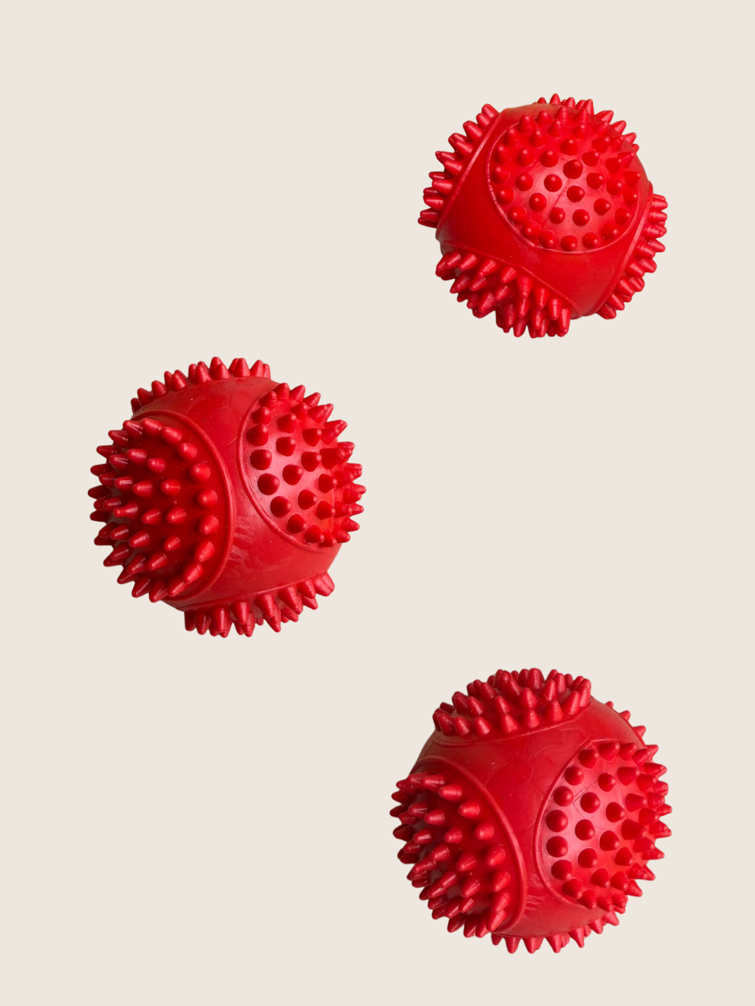 Pelota de Caucho Macizo para Perros Grandes | 8 cm