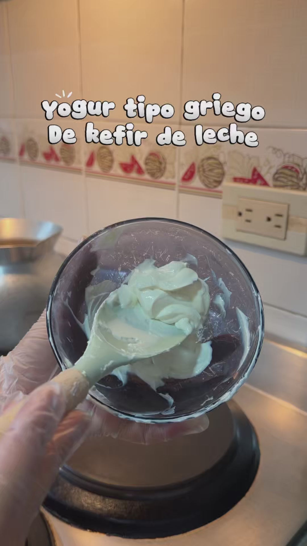 Yogur tipo griego de kefir